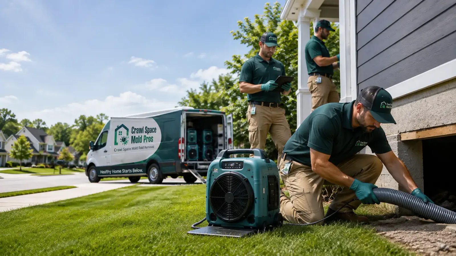 Crawl Space Mold Removal in Atascadero, CA